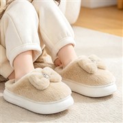 Little Diva Libbie Girls Beige Mule Fluffy Slipper (Click For Details)