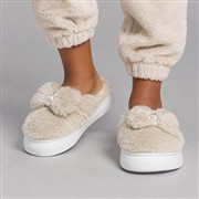 Little Diva Libbie Girls Beige Mule Fluffy Slipper (Click For Details)
