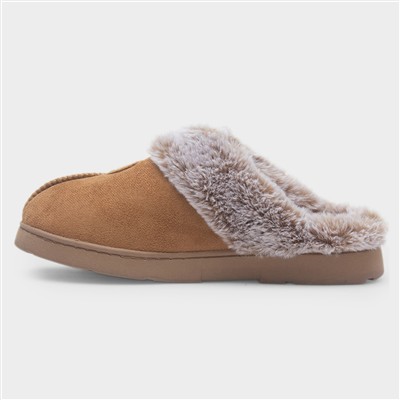 Splendour Womens Chestnut Mule Slipper
