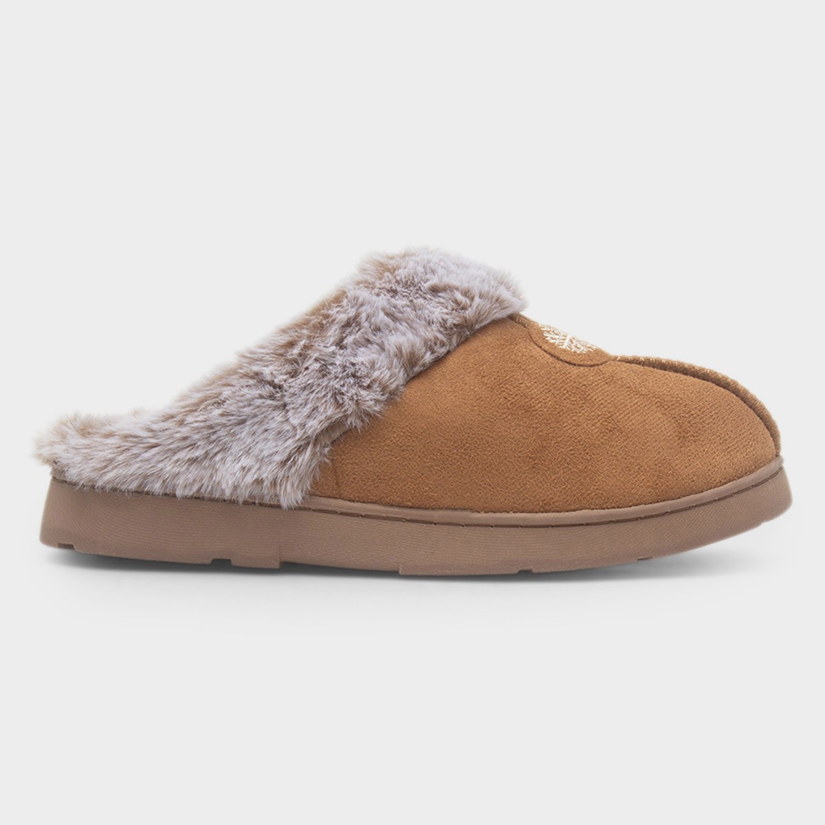 Splendour Womens Chestnut Mule Slipper