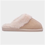Jo & Joe Glimmer Womens Beige Mule Slipper (Click For Details)
