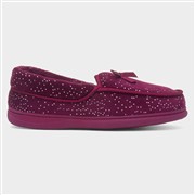 Jo & Joe Leonie Womens Burgundy Full Slipper (Click For Details)