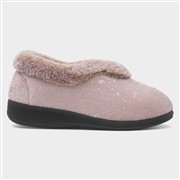 Jo & Joe Jacinta Womens Mink Wider Fit Slipper (Click For Details)