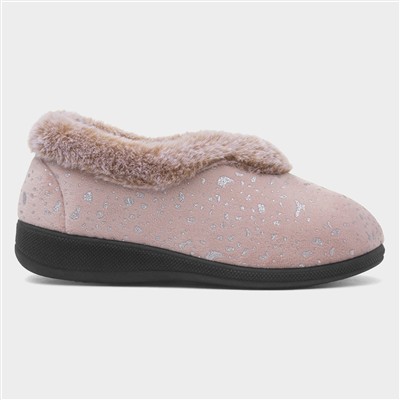 Jacinta Womens Mink Wider Fit Slipper