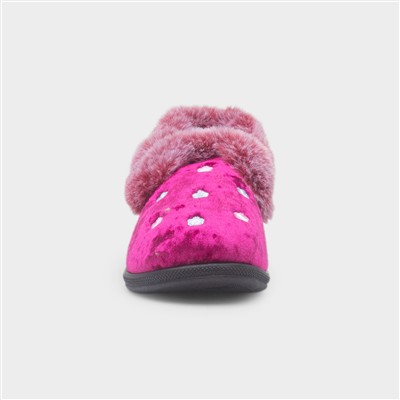 Delilah Womens Heather Full Slipper
