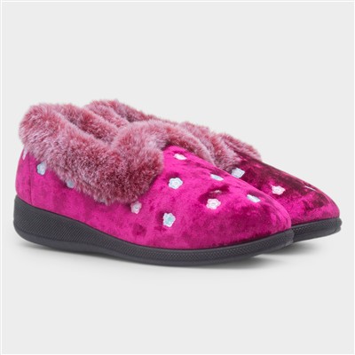 Delilah Womens Heather Full Slipper