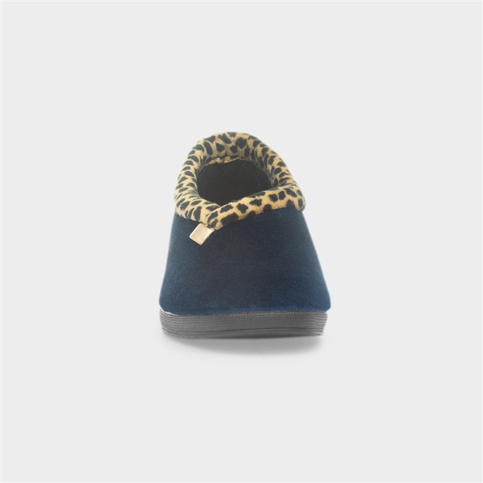 Paloma Womens Navy Full Slipper
