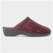 Lunar Glenda Women’s Burgundy Mule Wedge Slipper (Click For Details)