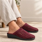 Lunar Glenda Women’s Burgundy Mule Wedge Slipper (Click For Details)