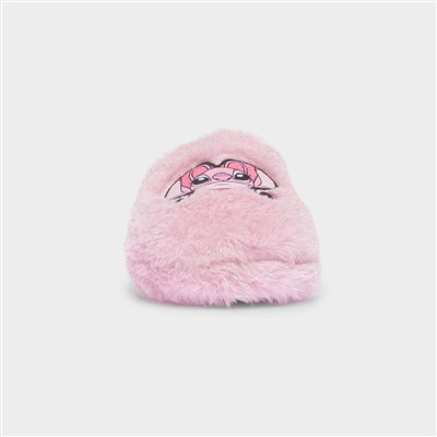 Kids Pink Fluffy Mule Slipper