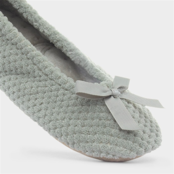 Popcorn Womens Sage Ballet Slippers