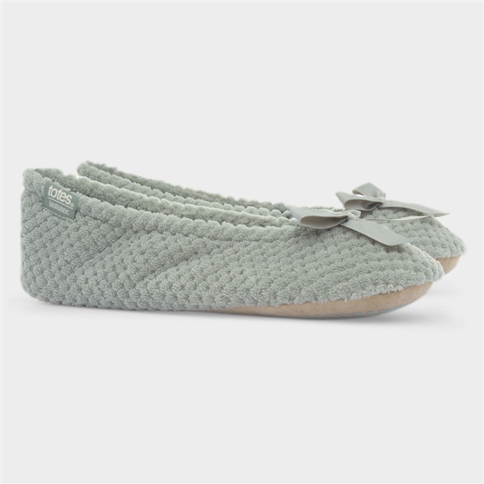Popcorn Womens Sage Ballet Slippers