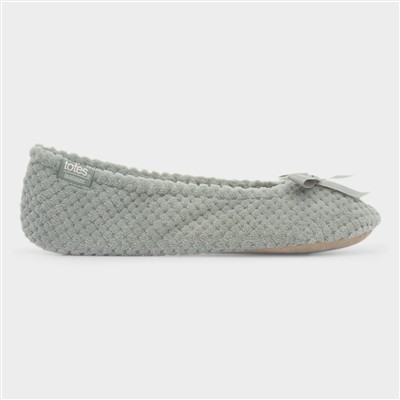 Popcorn Womens Sage Ballet Slippers