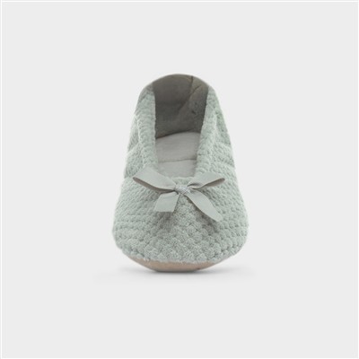 Popcorn Womens Sage Ballet Slippers