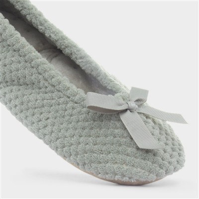 Popcorn Womens Sage Ballet Slippers