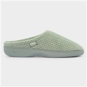 Totest Back Popcorn Terry Womens Sage Mule Slipper (Click For Details)
