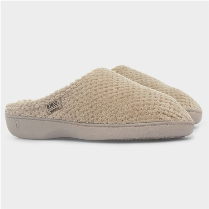 Popcorn Terry Womens Brown Mule Slipper