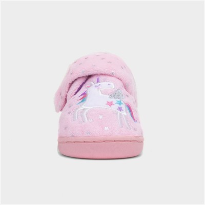 Courtney Girls Pink Slipper