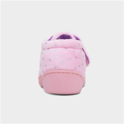 Courtney Girls Pink Slipper
