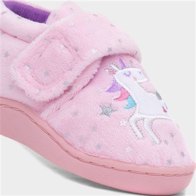 Courtney Girls Pink Slipper