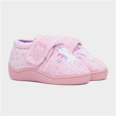 Courtney Girls Pink Slipper