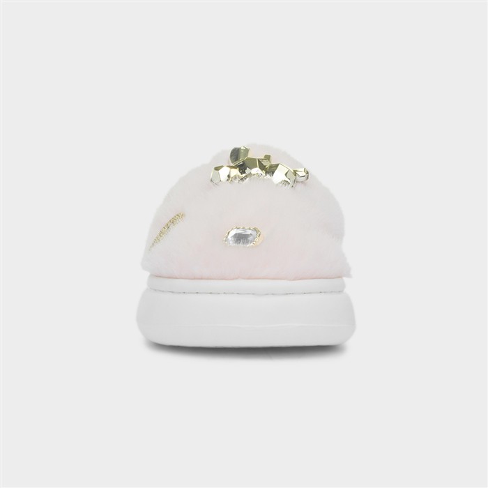 Klara Kids Pink Embellished Slipper