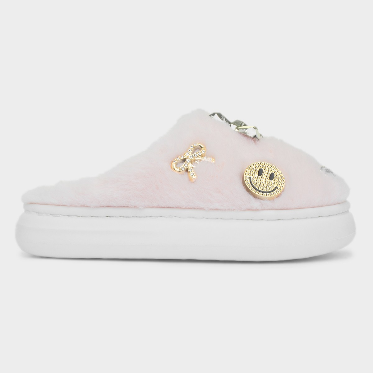 Klara Kids Pink Embellished Slipper