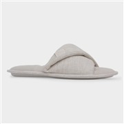 Totes Womens Stone Linen Twist Mule Slipper (Click For Details)