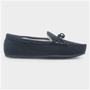 Hush Puppies Allie Womens Navy Suede Moccasin (Click For Details)