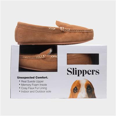 Annie Womens Tan Suede Moccasin