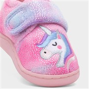 The Slipper Company Girls Pink Unicorn Slipper (Click For Details)