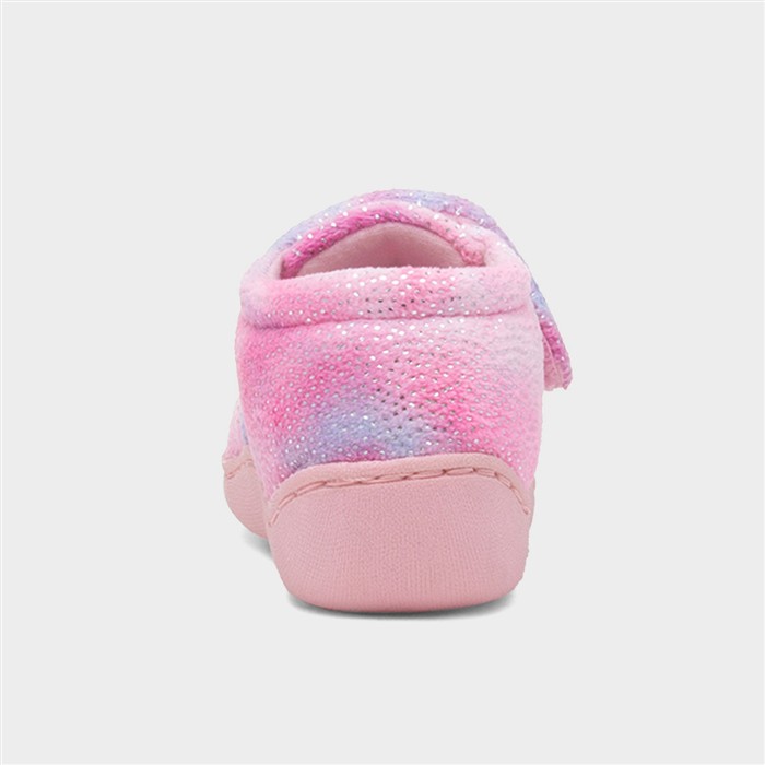 Girls Pink Unicorn Slipper