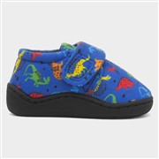 The Slipper Company Boys Blue Dino Slipper (Click For Details)