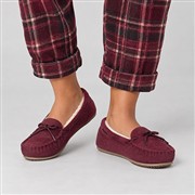 Hush Puppies Allie Womens Red Suede Slipper (Click For Details)