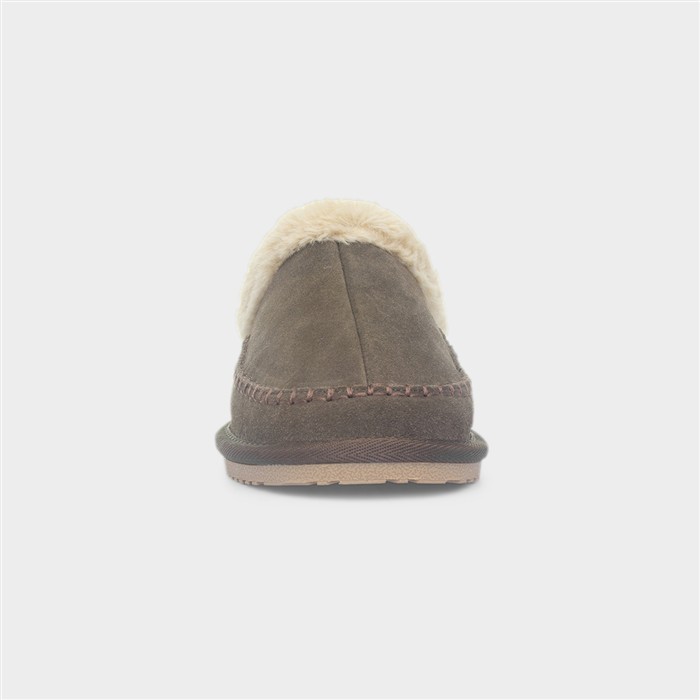 Anika Womens Chocolate Brown Slipper