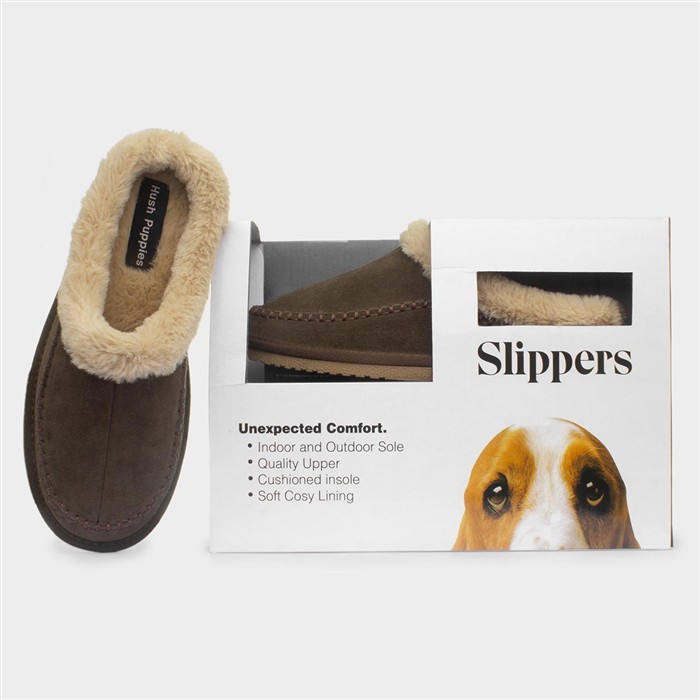 Anika Womens Chocolate Brown Slipper