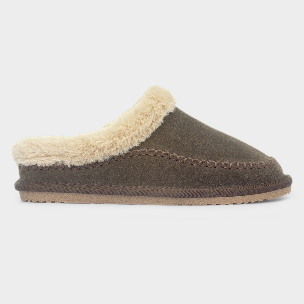 Anika Womens Chocolate Brown Slipper