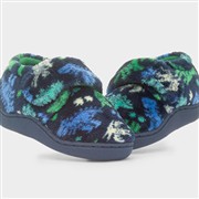The Slipper Company Caspian Boys Navy Full Slipper (Click For Details)