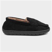 The Slipper Company Kids Black Moccasin (Click For Details)