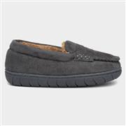 The Slipper Company Boys Grey Moccasin (Click For Details)