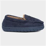 The Slipper Company Caleb Kids Navy Moccasin (Click For Details)