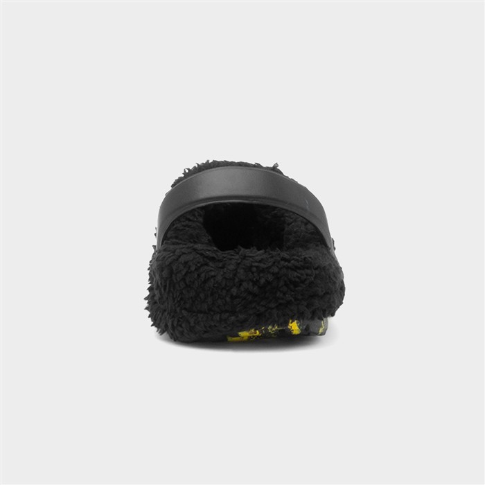 Kids Black Pikachu Warm Lined EVA Clog