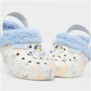 Bluey Wave Kids Blue Faux Fur Lined EVA Clog (Click For Details)