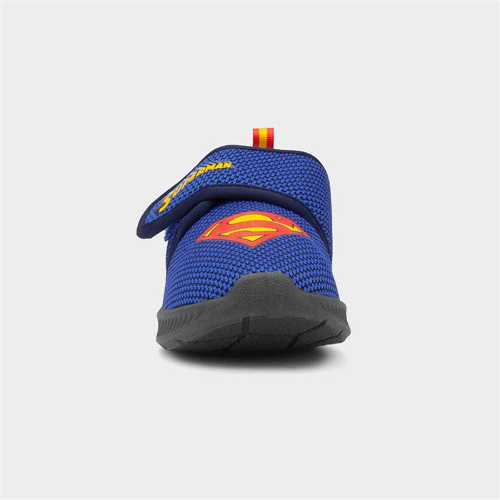 Kids Blue Easy Fasten Full Slipper