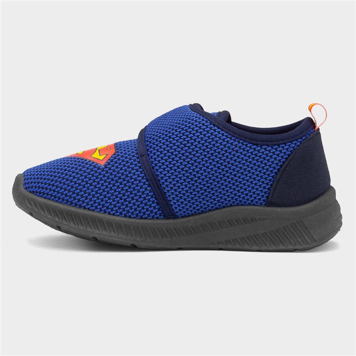Kids Blue Easy Fasten Full Slipper