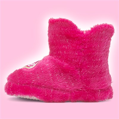 Kids Pink Bootie Slippers