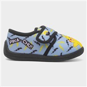 Pokémon Kids Blue Easy Fasten Light Up Slipper (Click For Details)