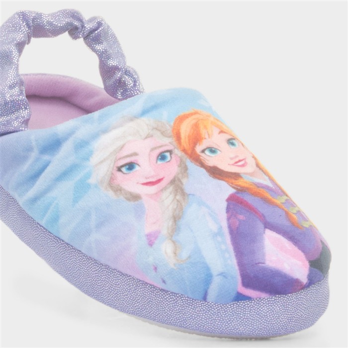 Kids Lilac Mule Slingback Slipper