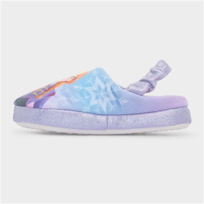 Kids Lilac Mule Slingback Slipper