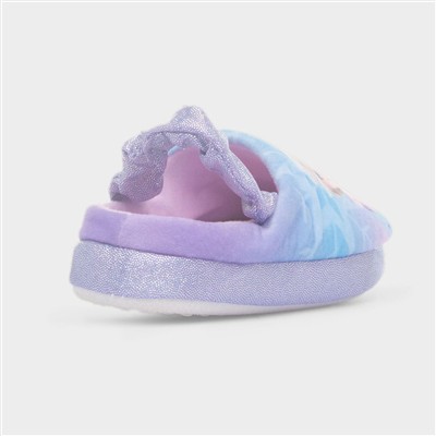 Kids Lilac Mule Slingback Slipper